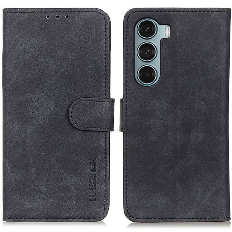 Чехол-книжка с застежкой KHAZNEH Retro Wallet для Motorola Moto G200 - Black (293414B) Чехол-книжка с застежкой KHAZNEH Retro Wallet для Motorola Moto G200 - Black: фото 1 из 8