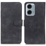 Чохол-книжка KHAZNEH Retro Wallet для Motorola Moto G24 / G04 / G04s / E14 - Black (347829B)