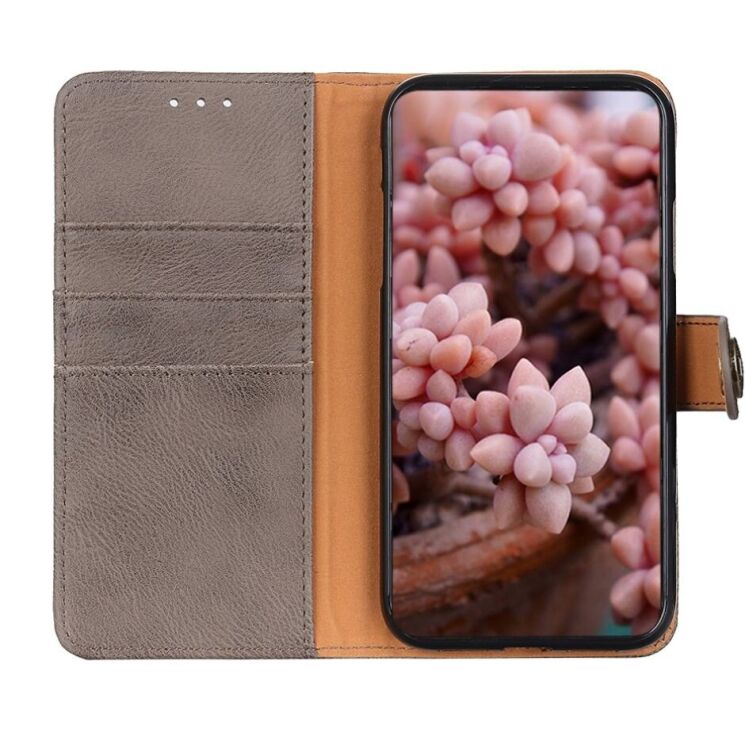Чехол-книжка KHAZNEH Wallet Cover для VIVO Y15s - Khaki: фото 5 из 10