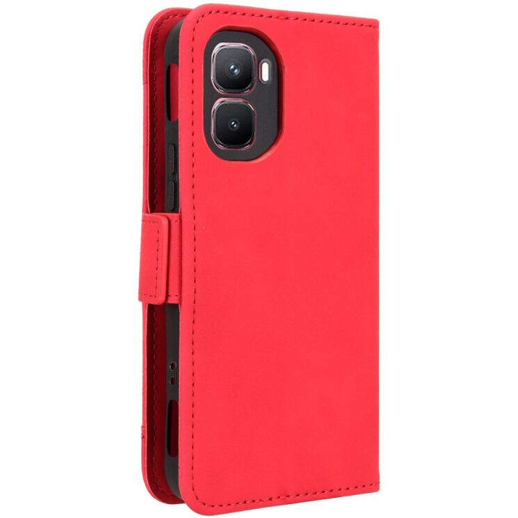 Чохол-книжка з кишеньками Deexe Wallet Stand для Infinix GT 50 Pro - Red: фото 7 з 15