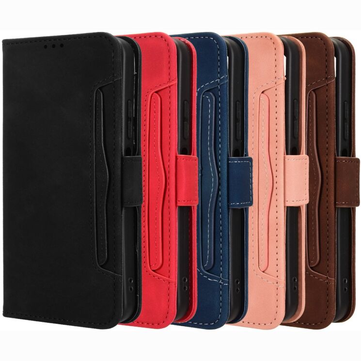 Чохол-книжка з кишеньками Deexe Wallet Stand для Xiaomi Redmi A7 Pro - Pink: фото 8 з 15