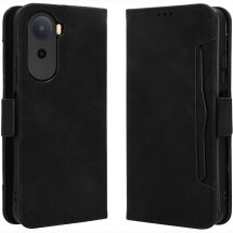 Чехол-книжка с карманами Deexe Wallet Stand для Xiaomi Redmi A7 Pro - Black: фото 1 из 15