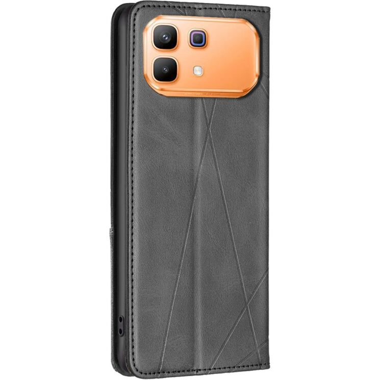 Чохол-книжка з кишеньками UniCase Geometric Pattern для Infinix Note 60 / 60 Pro - Black (409300B) Чохол-книжка з кишеньками UniCase Geometric Pattern для Infinix Note 60 / 60 Pro - Black: фото 3 з 10