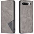 Чехол-книжка с карманами UniCase Geometric Pattern для Realme 16 - Grey (412301H)