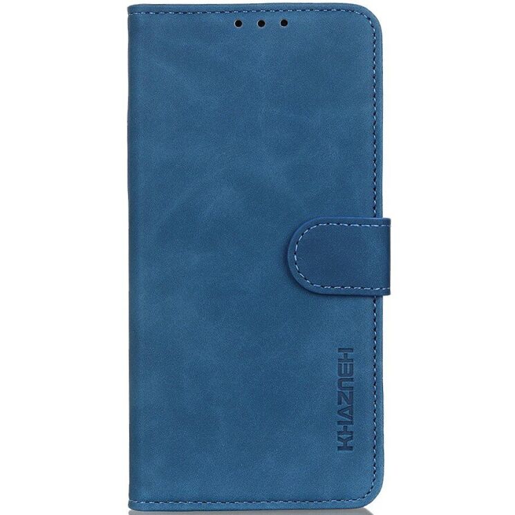 Чехол-книжка с застежкой KHAZNEH Retro Wallet для Samsung Galaxy A37 (A376) - Blue: фото 5 из 6