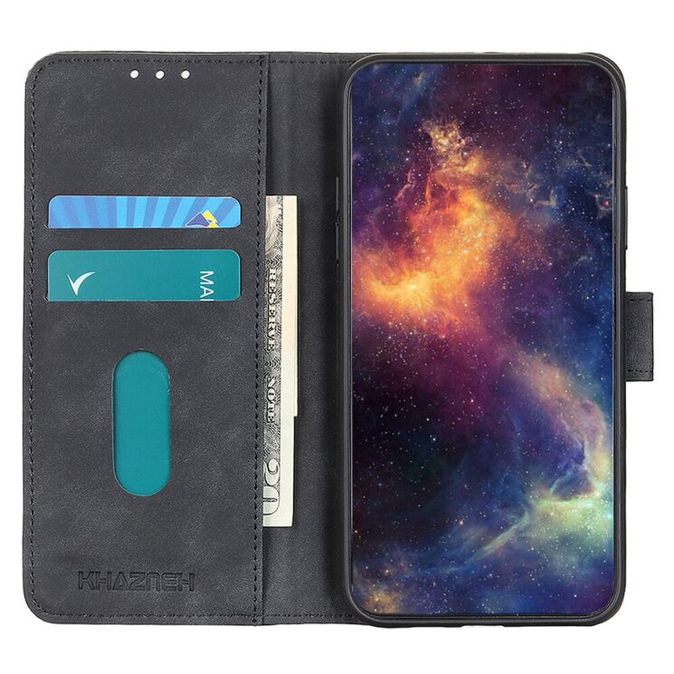 Чехол-книжка с застежкой KHAZNEH Retro Wallet для Samsung Galaxy S26 Plus - Black (404369B) Чехол-книжка с застежкой KHAZNEH Retro Wallet для Samsung Galaxy S26 Plus - Black: фото 3 из 8