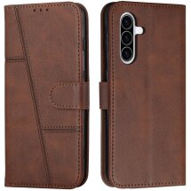 Чехол-книжка с застежкой UniCase Jet Cover для Samsung Galaxy A57 (A576) - Brown: фото 1 из 10