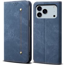 Чохол-книжка UniCase Jeans Wallet для Apple iPhone 17 Pro - Blue: фото 1 з 6