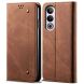 Чехол-книжка UniCase Jeans Wallet для OnePlus Ace 3V - Coffee (353815C). Фото 1 из 6