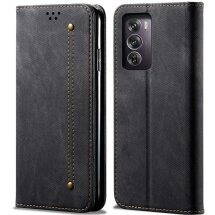 Чехол-книжка UniCase Jeans Wallet для OPPO Reno 12 Pro - Black: фото 1 из 6