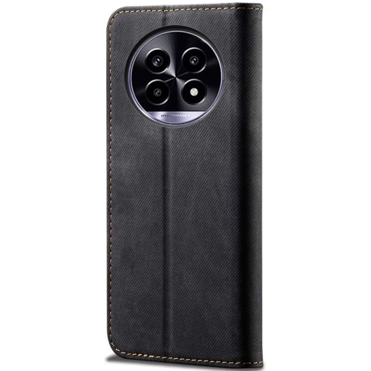 Чехол-книжка UniCase Jeans Wallet для Realme 13 Pro / 13 Pro Plus - Black: фото 6 из 6