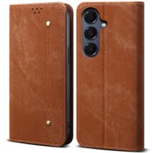 Чехол-книжка UniCase Jeans Wallet для Samsung Galaxy A17 (A175) - Coffee: фото 1 из 6