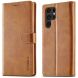 Чехол LC.IMEEKE Wallet Case для Samsung Galaxy S22 Ultra - Light Brown (289933LZ). Фото 1 из 10