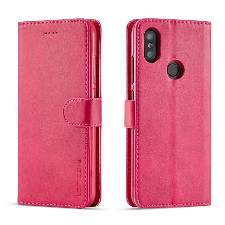 Чехол LC.IMEEKE Wallet Case для Xiaomi Mi 6X / Mi A2 - Rose: фото 1 из 5