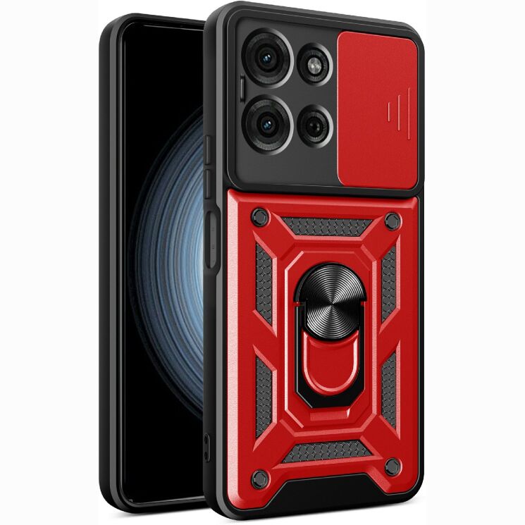 Чехол с защитой камеры Deexe Armor Shield для Motorola Moto G75 - Red (367852R) Чехол с защитой камеры Deexe Armor Shield для Motorola Moto G75 - Red: фото 1 из 9