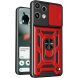 Чохол із захистом камери Deexe Armor Shield для Nothing Phone (3a) Lite - Red (405427R). Фото 1 з 9