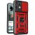 Чохол із захистом камери Deexe Armor Shield для Nothing Phone (3a) Lite - Red: фото 1 з 9