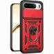 Чохол із захистом камери Deexe Armor Shield для Realme 16 - Red (412310R). Фото 1 з 9