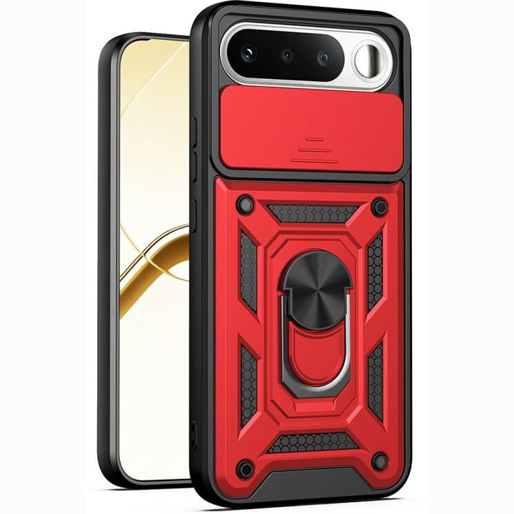 Чохол із захистом камери Deexe Armor Shield для Realme 16 - Red (412310R) Чохол із захистом камери Deexe Armor Shield для Realme 16 - Red: фото 1 з 9