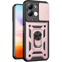 Чохол із захистом камери Deexe Armor Shield для Xiaomi Redmi 17 - Rose Gold: фото 1 з 9