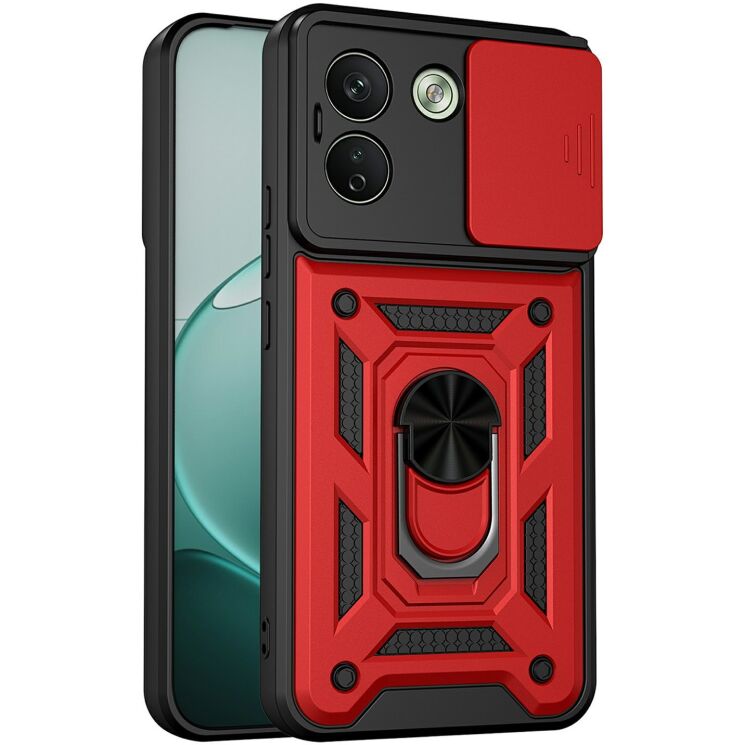 Чехол с защитой камеры Deexe Armor Shield для Xiaomi Redmi Note 17 Pro Max - Red (430606R) Чехол с защитой камеры Deexe Armor Shield для Xiaomi Redmi Note 17 Pro Max - Red: фото 1 из 9