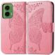 Чехол UniCase Butterfly Pattern для Motorola Moto G35 - Pink (367911P). Фото 1 из 7