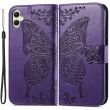 Чехол UniCase Butterfly Pattern для Samsung Galaxy A05 (A055) - Dark Purple (340469DV)