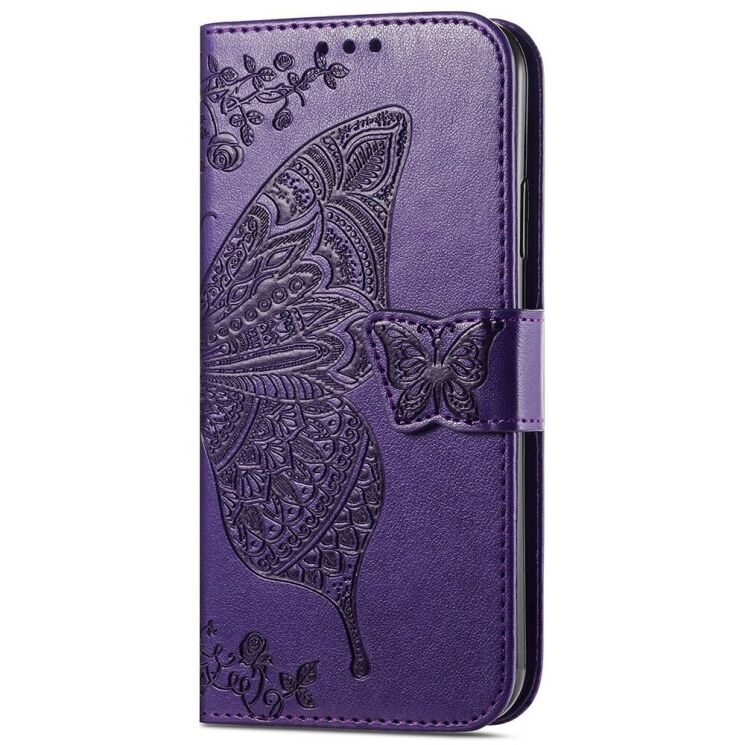 Чехол UniCase Butterfly Pattern для Samsung Galaxy A05 (A055) - Dark Purple: фото 6 из 6
