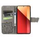 Чехол UniCase Butterfly Pattern для Xiaomi Redmi Note 13 Pro 4G / Poco M6 Pro - Grey (345756H). Фото 2 из 8