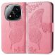 Чехол UniCase Butterfly Pattern для Xiaomi Redmi Note 14 Pro - Pink (379104P). Фото 2 из 12