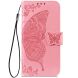 Чехол UniCase Butterfly Pattern для ZTE Blade A76 - Pink (402907P). Фото 5 из 10