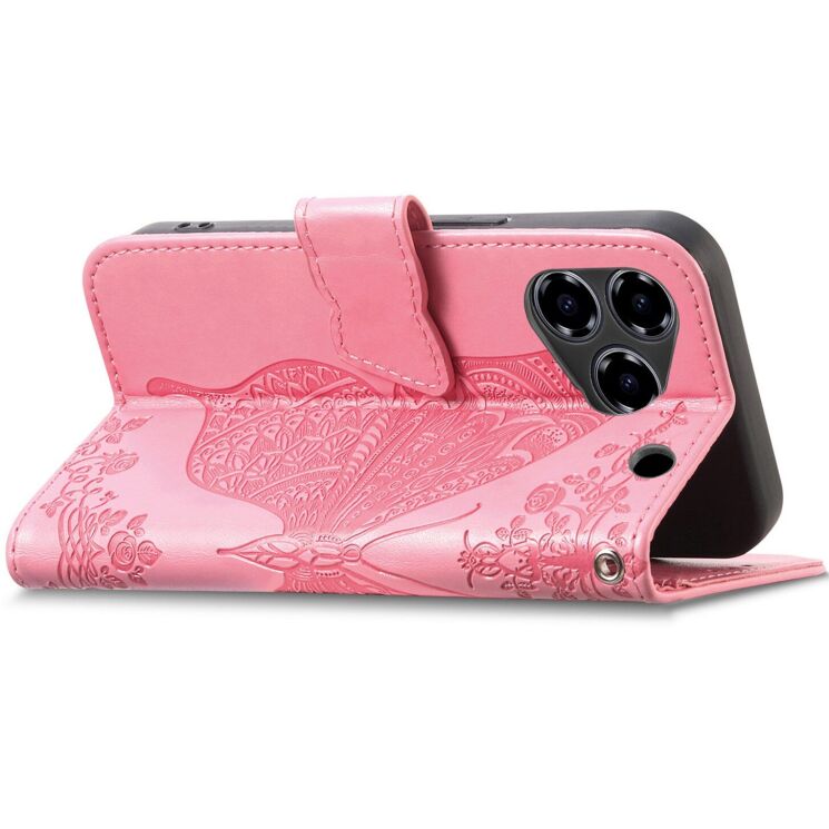 Чехол UniCase Butterfly Pattern для ZTE Blade A76 - Pink: фото 3 из 10