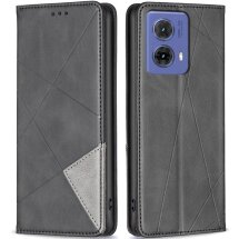 Чехол UniCase Geometric Pattern для Motorola Moto G85 - Black: фото 1 из 8