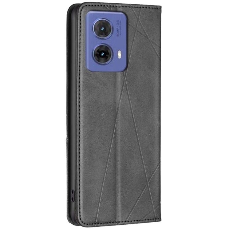 Чехол UniCase Geometric Pattern для Motorola Moto G85 - Black: фото 3 из 8