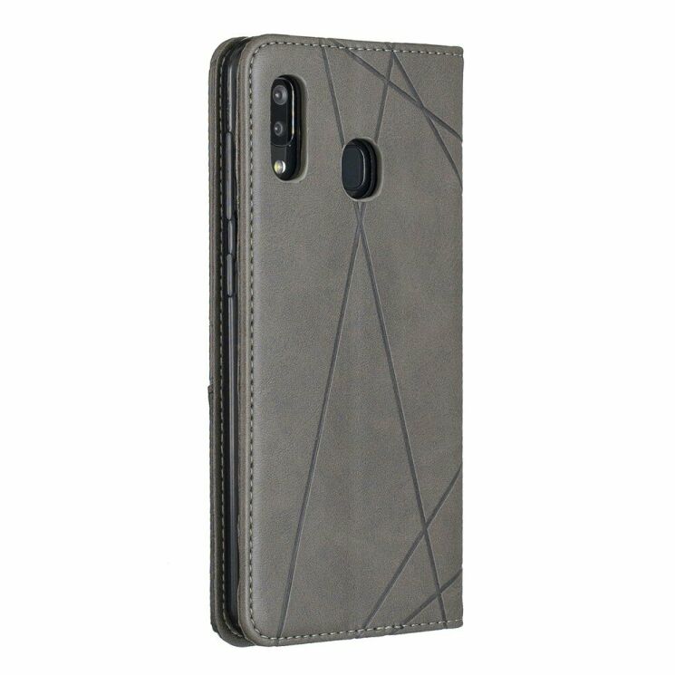 Чохол UniCase Geometric Pattern для Samsung Galaxy A20 (A205) / A30 (A305) - Grey: фото 5 з 11