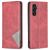 Чехол UniCase Geometric Pattern для Samsung Galaxy A36 (A366) - Red: фото 1 из 6