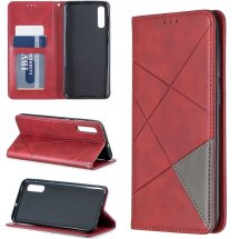 Чехол UniCase Geometric Pattern для Samsung Galaxy A50 (A505) / A30s (A307) / A50s - Red: фото 1 из 11