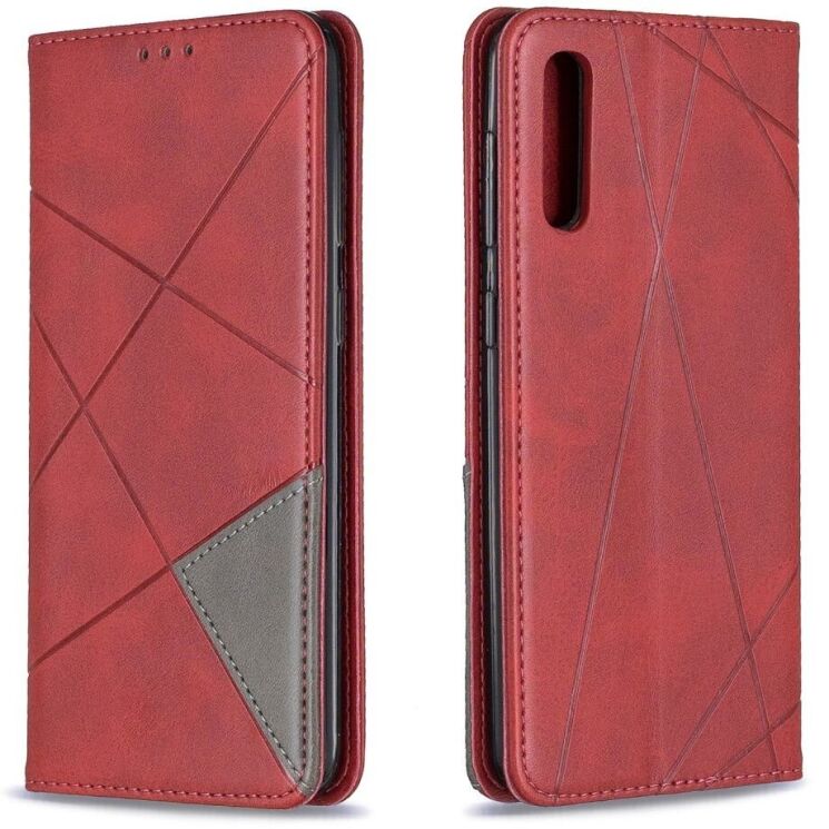 Чехол UniCase Geometric Pattern для Samsung Galaxy A50 (A505) / A30s (A307) / A50s - Red: фото 6 из 11