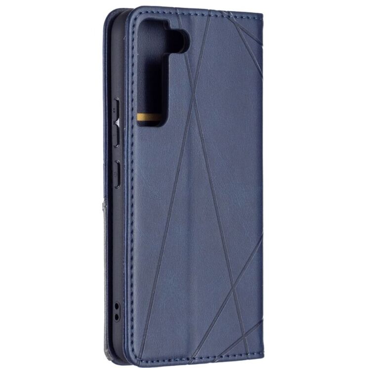 Чехол UniCase Geometric Pattern для Samsung Galaxy S22 (S901) - Blue: фото 3 из 9