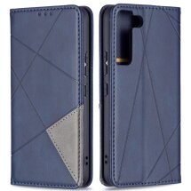 Чехол UniCase Geometric Pattern для Samsung Galaxy S22 (S901) - Blue: фото 1 из 9