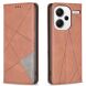 Чохол UniCase Geometric Pattern для Xiaomi Redmi Note 13 Pro+ - Brown (340536Z). Фото 1 з 7