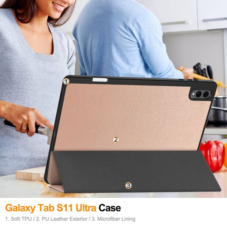 Чехол UniCase Soft UltraSlim для Samsung Galaxy Tab S12 Ultra - Black (435705B) Чехол UniCase Soft UltraSlim для Samsung Galaxy Tab S12 Ultra - Black: фото 10 из 10