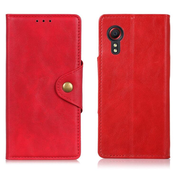 Чохол UniCase Vintage Wallet для Samsung Galaxy Xcover 5 (G525) - Red: фото 1 з 10