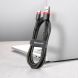 Дата-кабель BASEUS Kevlar Series Type-C 3A (1м) - Black / Red (895141BR). Фото 7 з 15