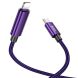 Кабель Hoco U125 Benefit 27W Type-C to Lightning (1.2m) - Purple (896232V). Фото 2 з 5