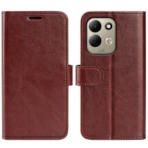 Классический чехол-книжка Deexe Wallet Style для Xiaomi Redmi 17 - Brown: фото 1 из 7