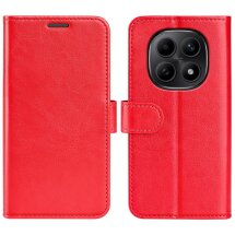 Класичний чохол-книжка Deexe Wallet Style для Xiaomi Redmi Note 15 - Red: фото 1 з 6