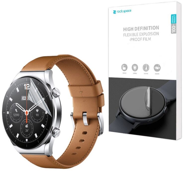 Комплект пленок (6шт) RockSpace Watch Film для Xiaomi Watch S1: фото 1 из 6