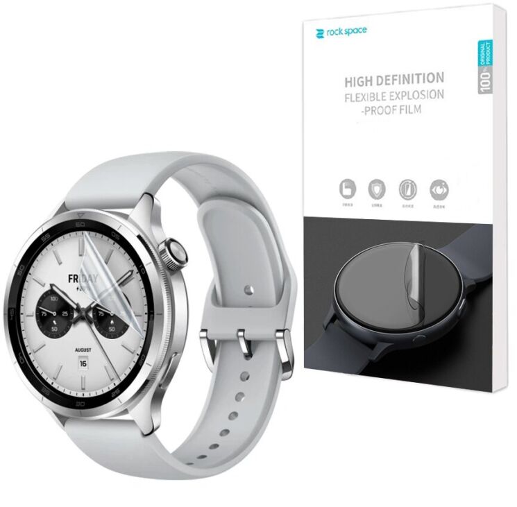 Комплект плівок (6шт) RockSpace Watch Film для Xiaomi Watch S4: фото 1 з 6
