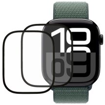 Комплект защитных пленок Deexe Protector Film для Apple Watch 10 46 mm - Black: фото 1 из 5